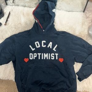 Madhappy Local Optimist Limited Edition Hoodie with Red Hearts